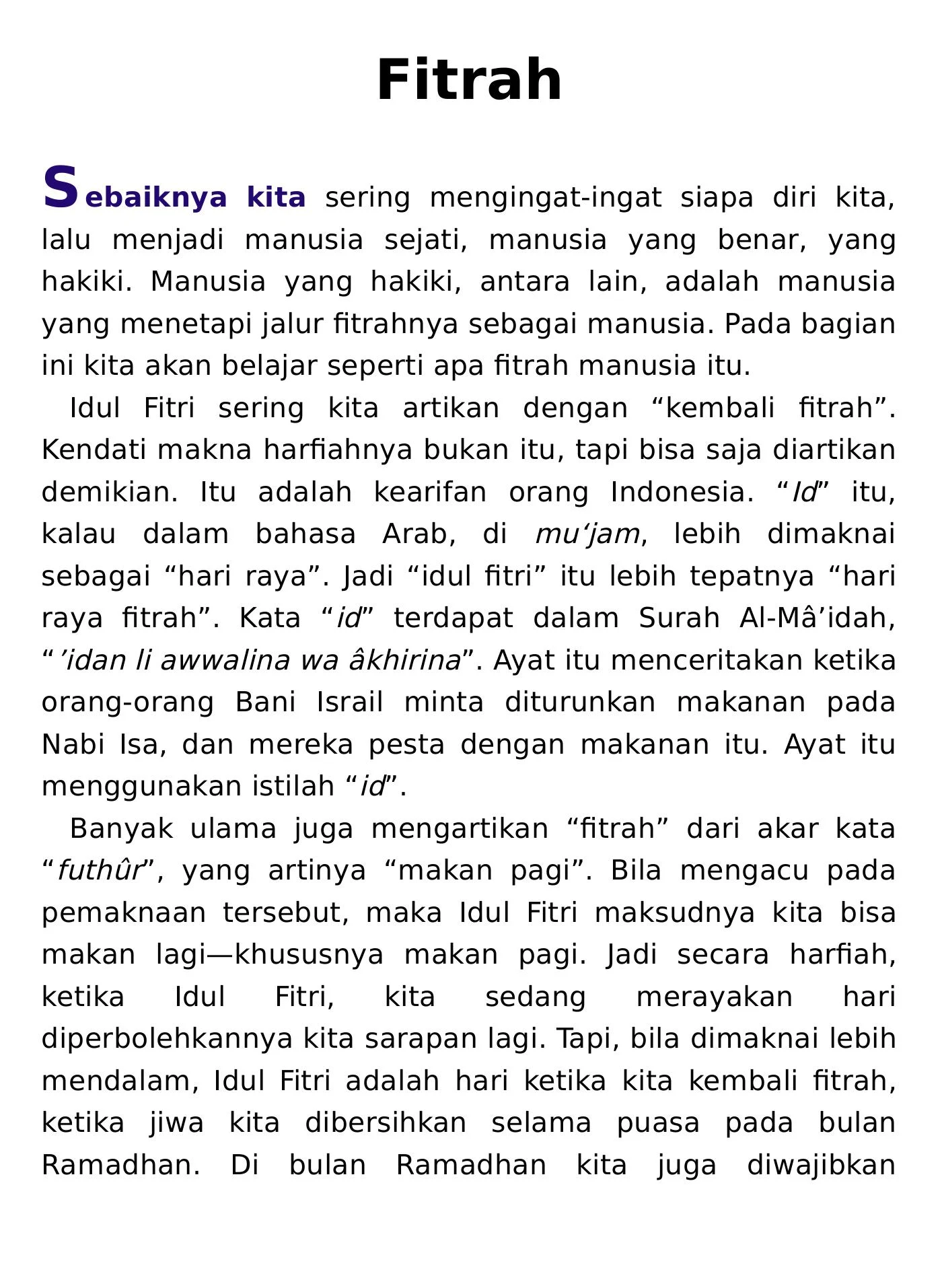Menjadi Manusia Menjadi Hamba screenshot